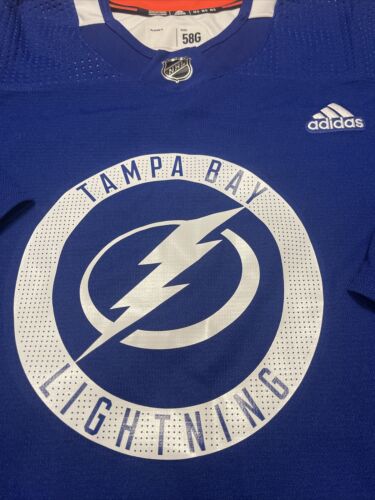 TAMPA BAY LIGHTNING GOALIE CUT OFFICIAL PRACTICE JERSEY RED SIZE 58G FROM  TEAM!