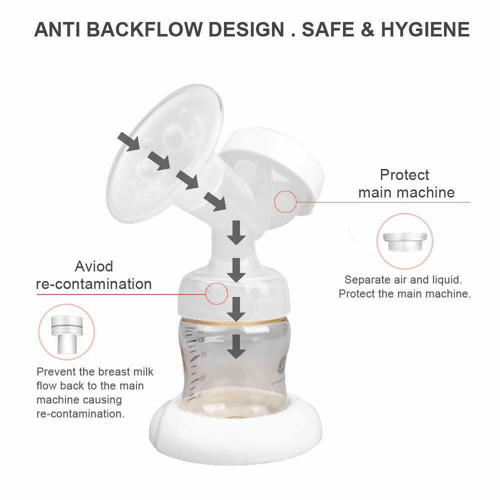 Double Wearable Breast Pump Hands Free Electric Suction Milk